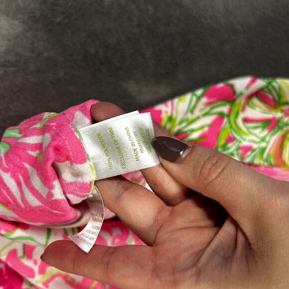 Lily Pulitzer Women's 0 V-Neck Colorful Printed Maxi Dress Preppy Atsy - Picture 13 of 13